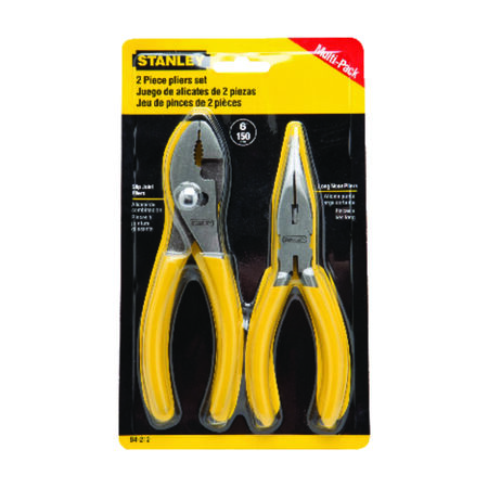 Stanley 2 pc Drop Forged Steel Pliers Set 6 in. L