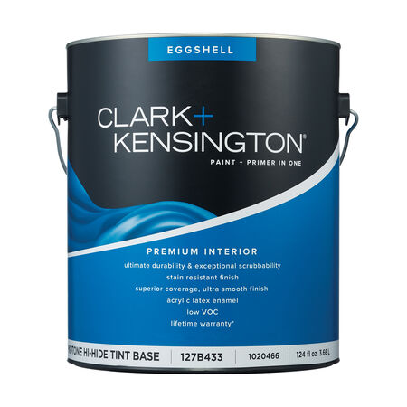 Clark+Kensington Eggshell Tint Base Mid-Tone Base Premium Paint Interior 1 gal