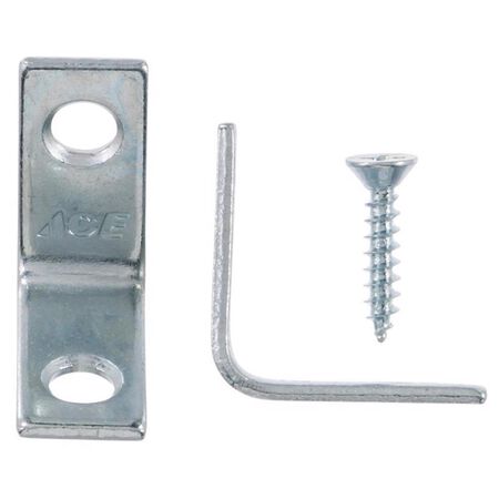 Ace 1 in. H X 2.75 in. W X 1 in. D Zinc Inside L Corner Brace