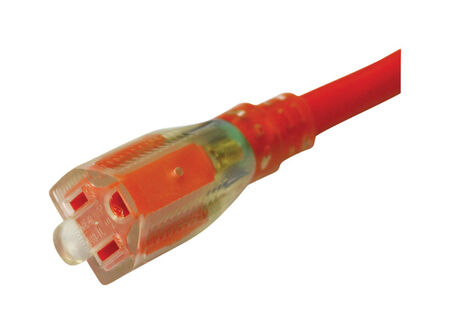 Ace Indoor and Outdoor Extension Cord 14/3 SJTW 100 ft. L Orange