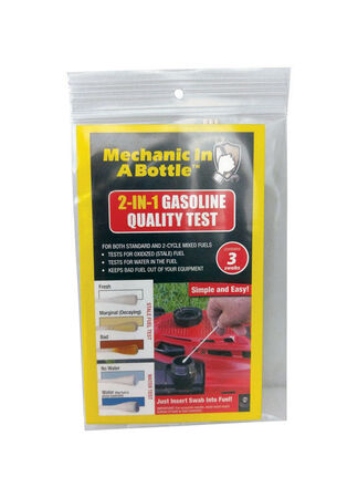 Mechanic In A Bottle 2-In-1 Gasoline Quality Test 3 pc.