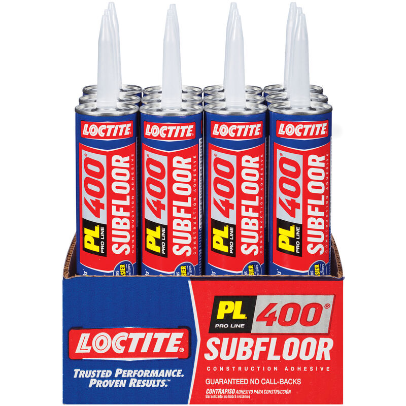 Loctite PL 400 Subfloor Adhesive Synthetic Latex Subfloor Construction