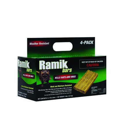 Ramik Rodent Bait For Rats and Mice 4 pk