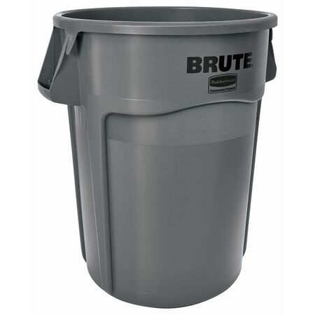 Rubbermaid Brute 44 gal Gray Plastic Garbage Can