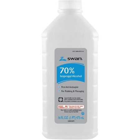 Swan 70% Isopropyl Rubbing Alcohol 16 Oz