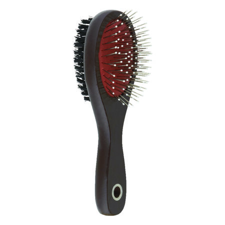 Aloe Care Brown Cat/Dog Brush 1 pk
