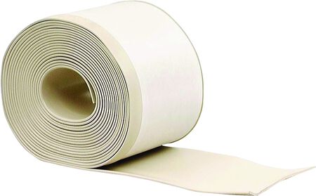 Almond Vinyl Self Stick Wall Base 20' x 4"