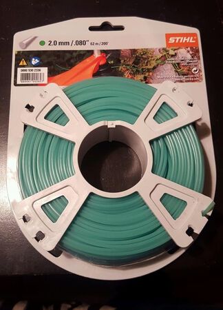 NYLON LINE .080" 1 LB GREEN