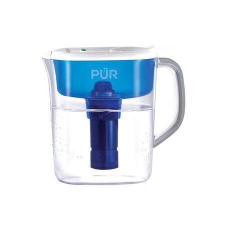 PUR Blue/White 11 cups Water Filtration Pitcher
