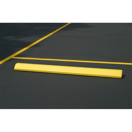 Parking Lot Bumper Yellow Plastic 6'