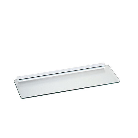 Knape & Vogt 1.75 in. H X 18 in. W X 6 in. D Clear/White Glass Shelf Kit
