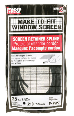 Prime-Line 0.19 in. D X 300 in. L Screen Spline Prime-Line 0.19 in. D X 300 in. L Screen Spline
