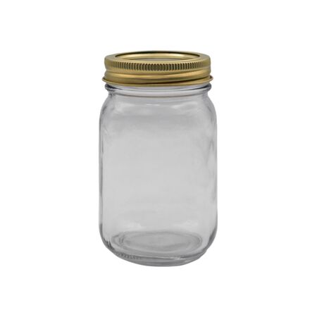 Anchor Hocking Tecnocap Regular Mouth Canning Jar 16 oz 12 pk