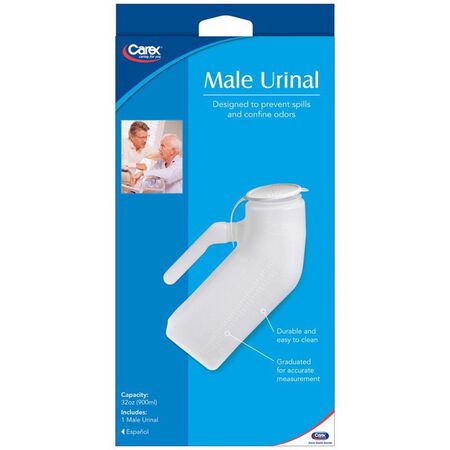 Carex Health Brands White Male Urinal 32 oz. 1 Pack