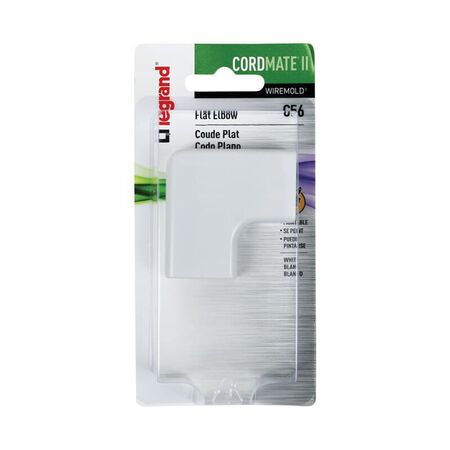 Legrand CordMate II Flat Elbow 1 pk