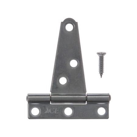 Ace 2 in. L Zinc-Plated Light Duty T Hinge 2 pk