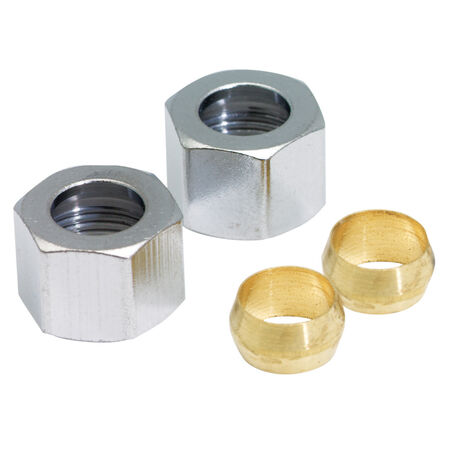 Ace 3/8 in. Compression T X 3/8 in. D Compression Compression Nut Kit