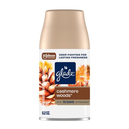 Glade Cashmere Woods Scent Air Freshener Refill 6.2 oz Aerosol