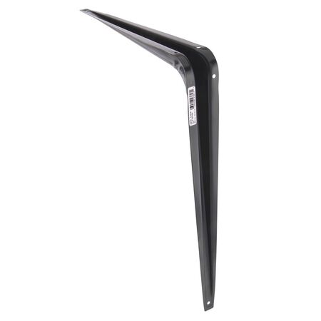 Hampton Black Steel Shelf Support 18 Ga. 12X14 in. L 100 lb