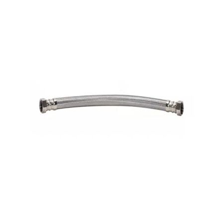 Fluidmaster 3/4 in. FIP x 3/4 in. D FIP 18 in. Stainless Steel Water Heater Supply Line