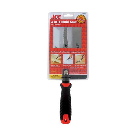 Ace 6 in. Steel Multi-Use Saw Medium/Fine 4 pc