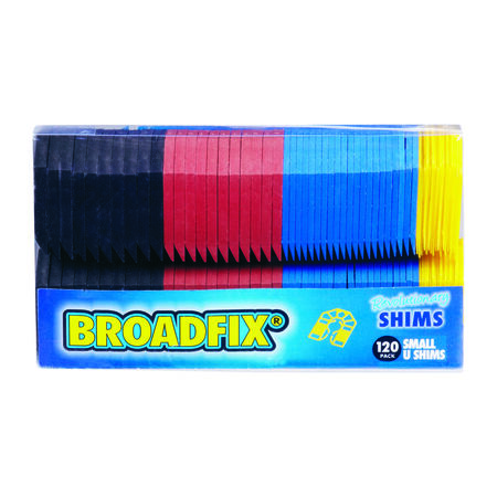 Broadfix 1.8 in. W X 8 in. L Plastic Small U Shims 120 pk