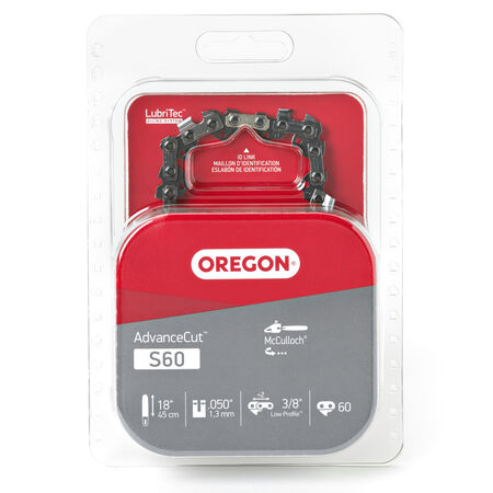 Oregon AdvanceCut S60 18 in. 60 links Chainsaw Chain