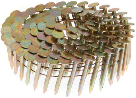 Grip-Rite 1 in. x .120 in. L Electrogalvanized Coil Roofing Nails 7 200 pc.