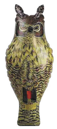 Dalen Inflatable Great Horned Owl For Birds Animal Repellent 2 ft.
