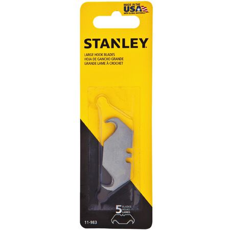 Stanley Steel Hook Replacement Blade 1-7/8in. L 5 Piece