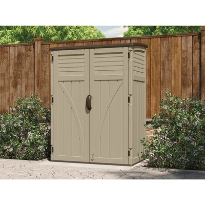 Suncast Vertical Storage Shed 71-1/2 in. H x 53 in. W x 32 ...
