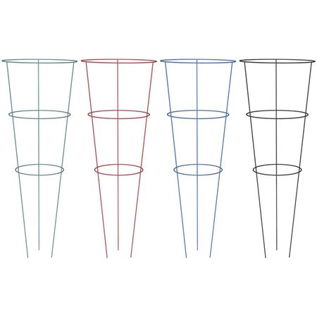 Panacea Vivid 42 in. H X 16 in. W Assorted Steel Tomato Cage