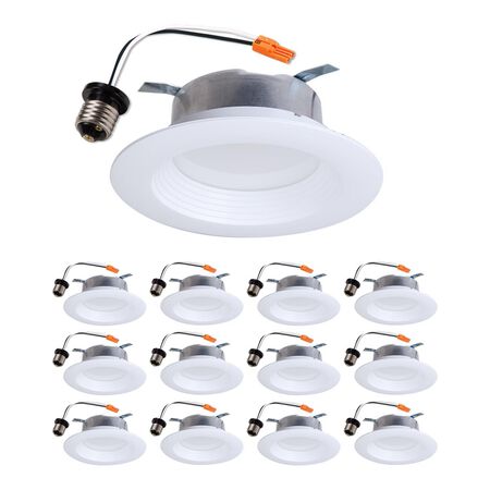 Halo Bright White 4 in. W LED Recessed Downlight 8 W