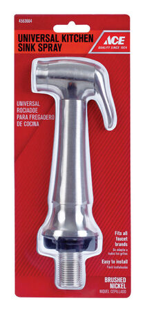 Ace For Universal Brushed Nickel Kitchen Faucet Sprayer