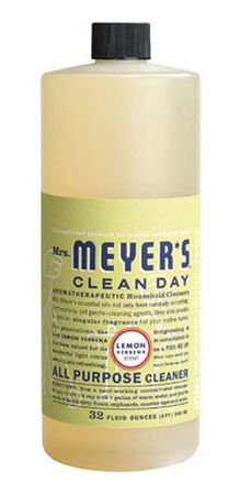 Mrs. Meyer's Clean Day Lemon Verbena Scent Multi-Surface Concentrate Cleaner 32 oz. Liquid For H