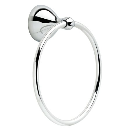 Delta Foundations Chrome Silver Towel Ring Die Cast Zinc