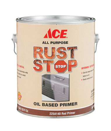 Ace Rust Stop Oil-Based Interior and Exterior Primer 1 gal. Red