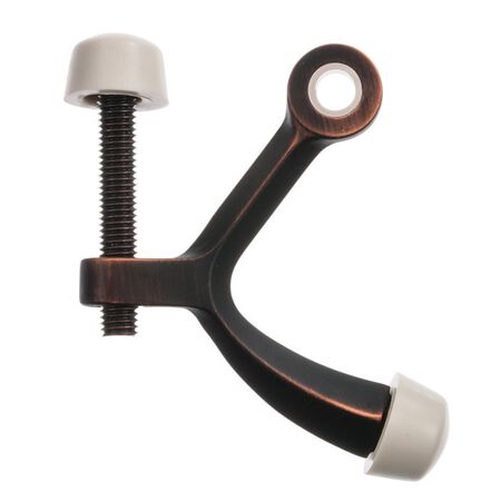 Ace 2-5/8 in. W Metal Oil Rubbed Bronze Bronze Hinge Pin Door Stop Mounts to door and wall 0 in.