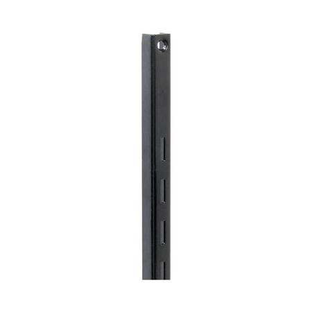 Knape & Vogt Black Steel Regular Duty Bracket 16 Ga. 24 in. L
