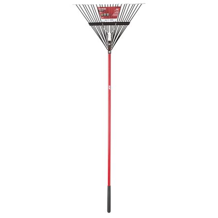 Ace 65 in. 24 Tine Steel Rake Fiberglass Handle