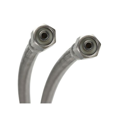 Fluidmaster 1/4 in. Compression x 1/4 in. Dia. Compression Stainless Steel 72 in. Supply Line