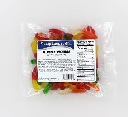 Candy Gummy Worm 9oz111
