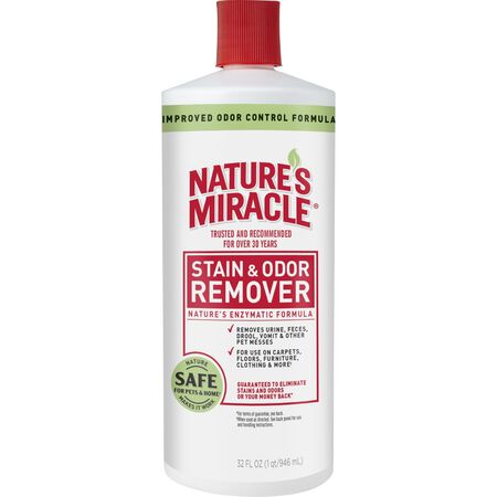 Nature's Miracle No Scent Pet Stain and Odor Remover 32 oz Liquid