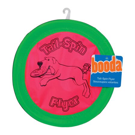 Booda Multicolored Fabric Flying Disc Dog Toy Medium 1 pk