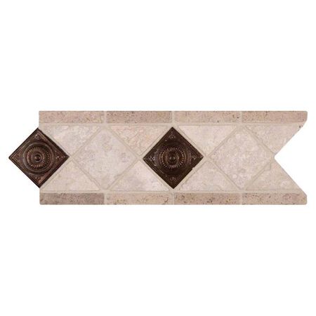 Tile Noce Chiaro Copper 4x12
