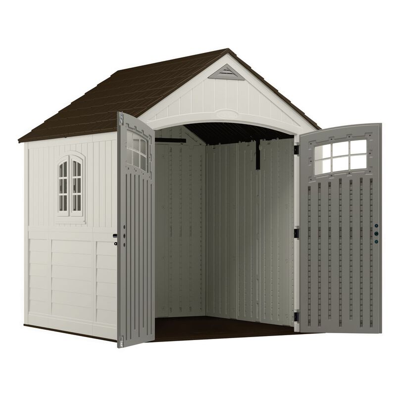 Suncast Cascade Storage Shed 8 ft. 6-1/2 in. H x 7 ft. W x