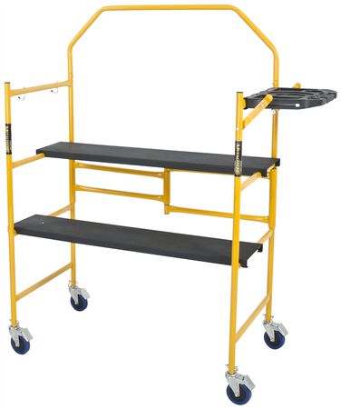 4 ft. Scaffold shelf guard rail w/wheel