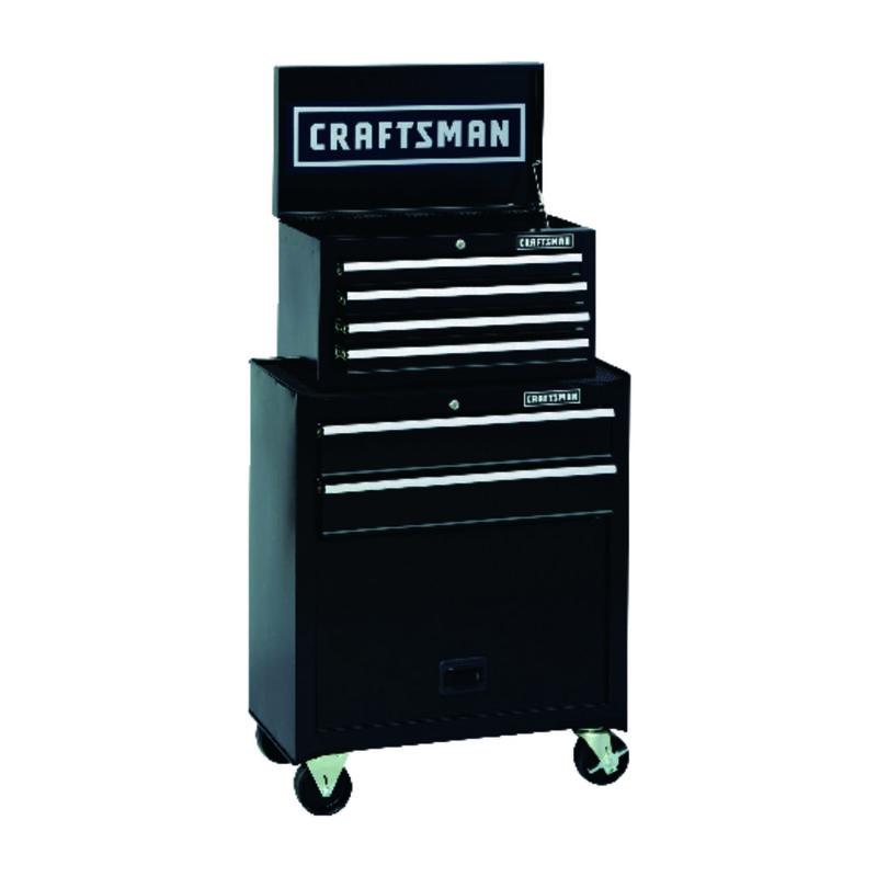 Craftsman 6 drawer Rolling Tool Cabinet 14 in. D x 26-1/2 in. W x 45-1/ ...