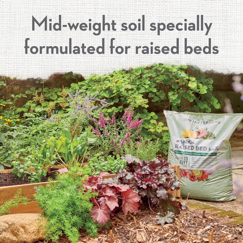 Whitney Farms Organic Fruit and Vegetable Raised Bed Mix 1.5 cu ft