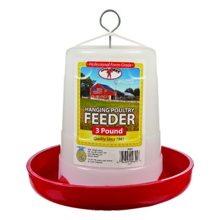 Little Giant 3 lb Hanging Feeder For Poultry